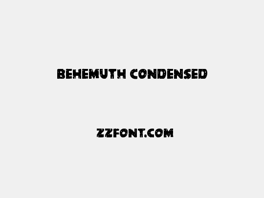 Behemuth Condensed