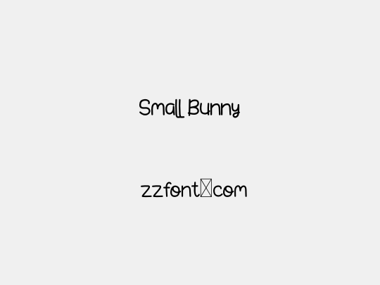 Small Bunny