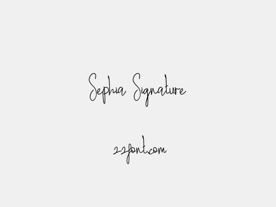 Sephia Signature