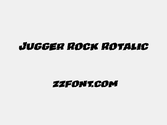 Jugger Rock Rotalic