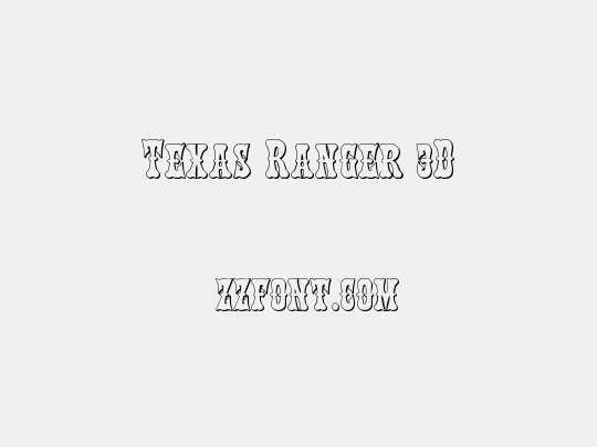 Texas Ranger 3D