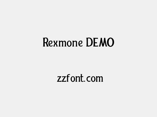 Rexmone DEMO