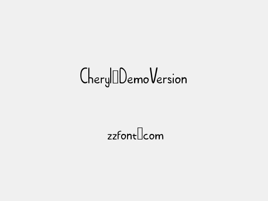 Cheryl_DemoVersion