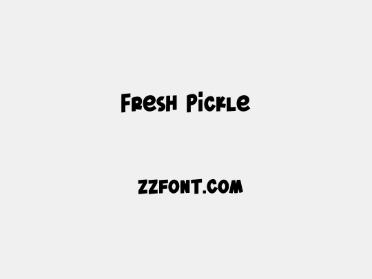 Fresh Pickle