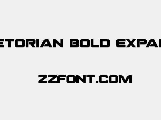 Praetorian Bold Expanded