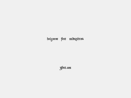 holyrose-font-midnightea
