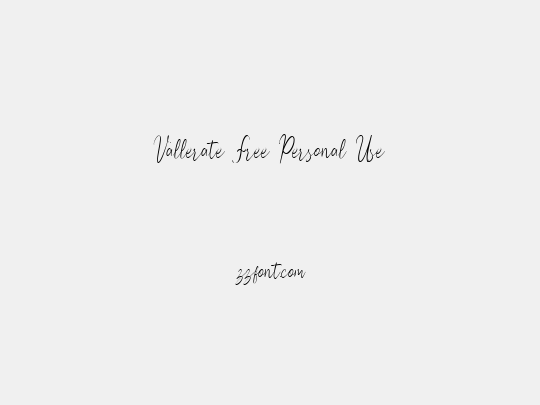 Vallerate Free Personal Use