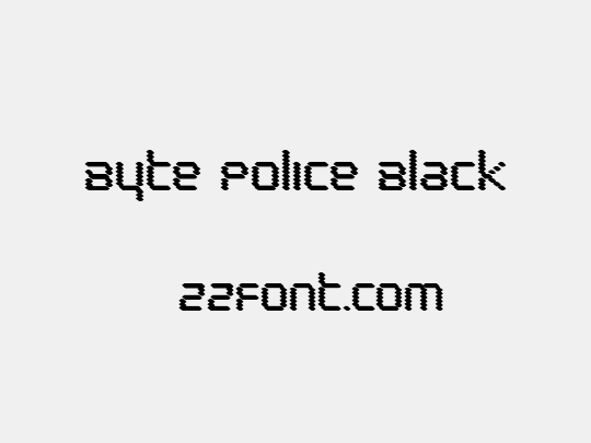 Byte Police Black