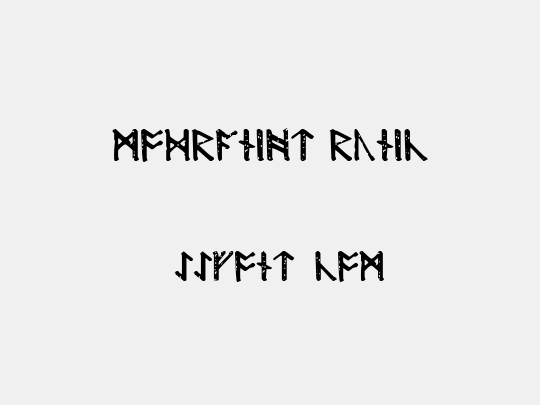 Modraniht Runic