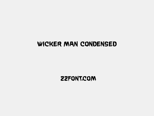 Wicker Man Condensed