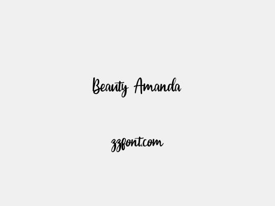 Beauty Amanda