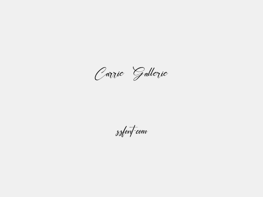 Carrie  Gallerie