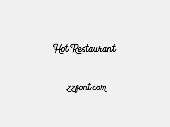 Hot Restaurant