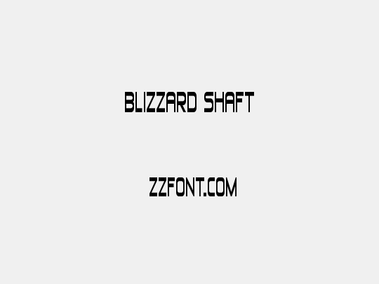 Blizzard Shaft