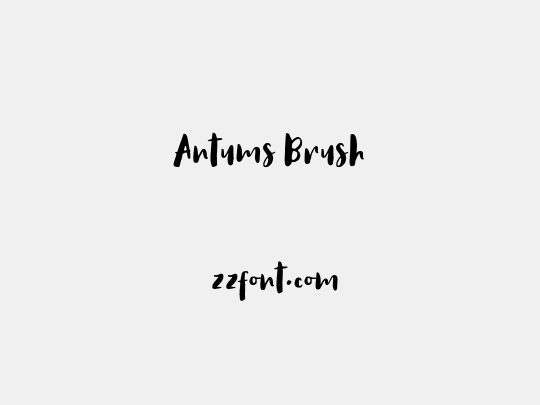 Antums Brush