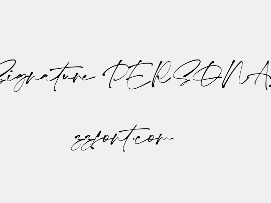 Monita Signature PERSONAL USE