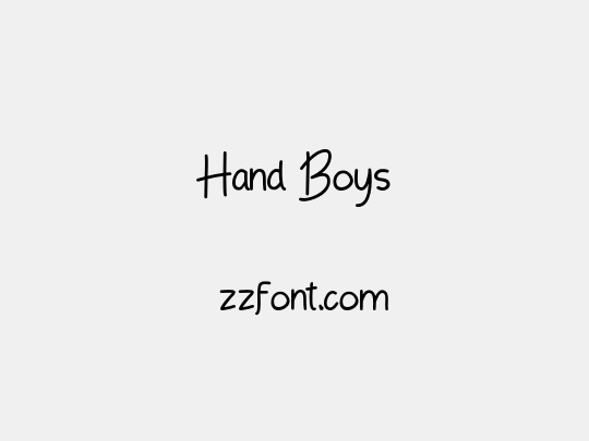 Hand Boys