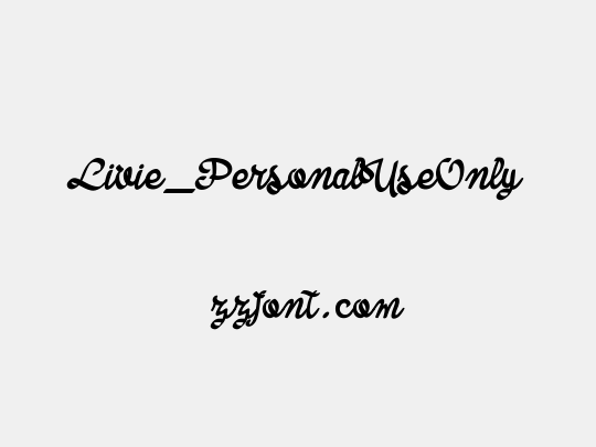 Livie_PersonalUseOnly