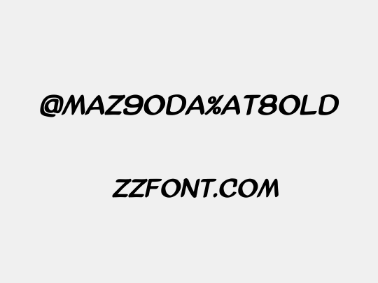 AmazGoDaMatBold