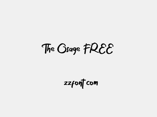 The Osage FREE