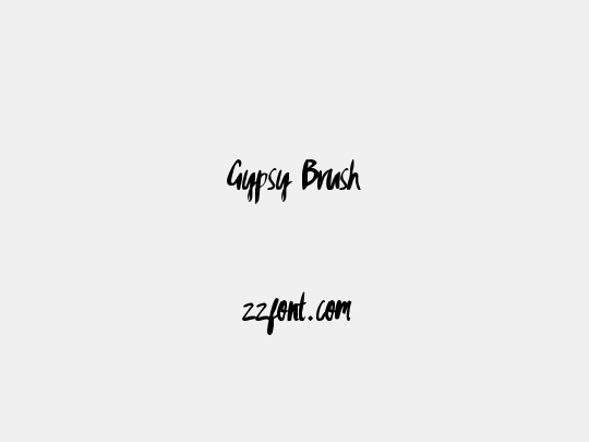 Gypsy Brush