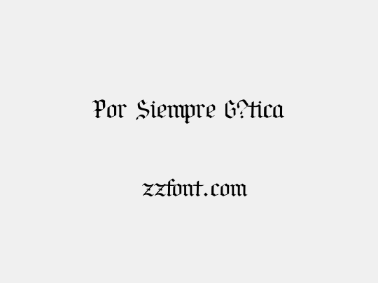 Por Siempre G?tica