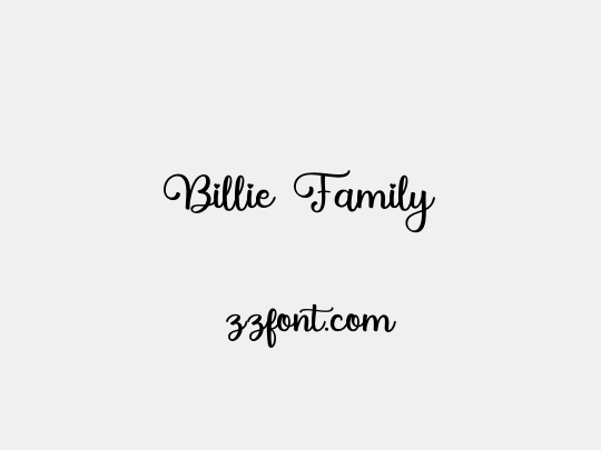 Billie Family