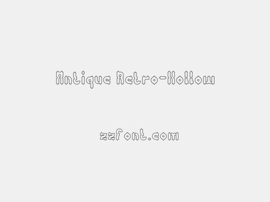 Antique Retro-Hollow