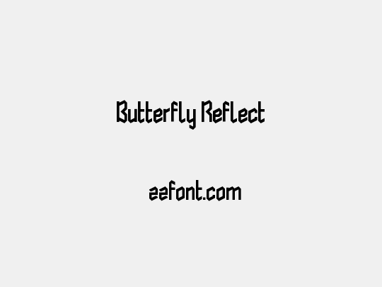 Butterfly Reflect