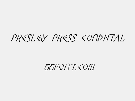 Presley Press CondItal