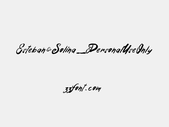Esteban&Solina_PersonalUseOnly