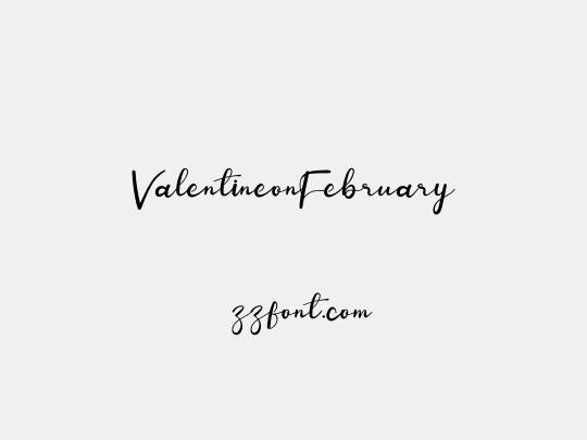 ValentineonFebruary
