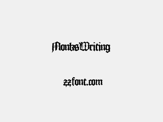 MonksWriting