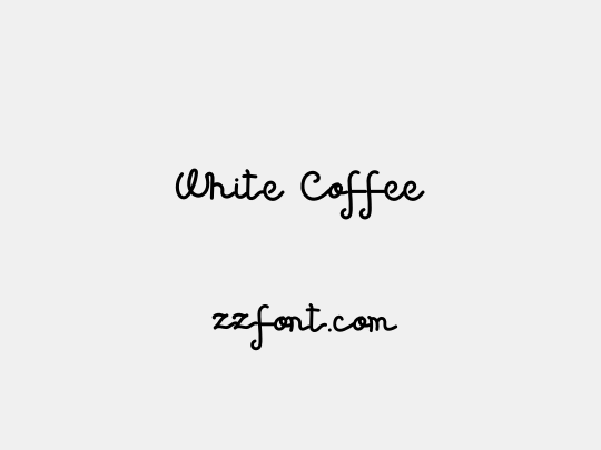 White Coffee