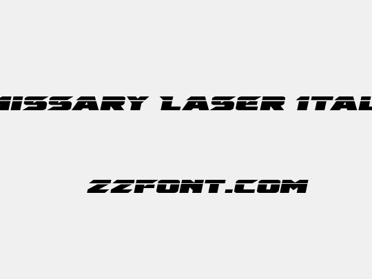 Emissary Laser Italic