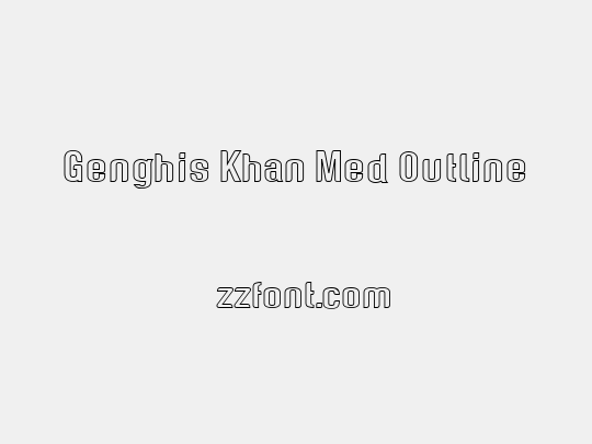 Genghis Khan Med Outline