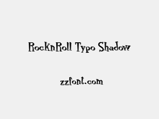 RocknRoll Typo Shadow