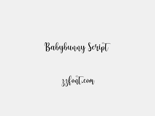 Babybunny Script