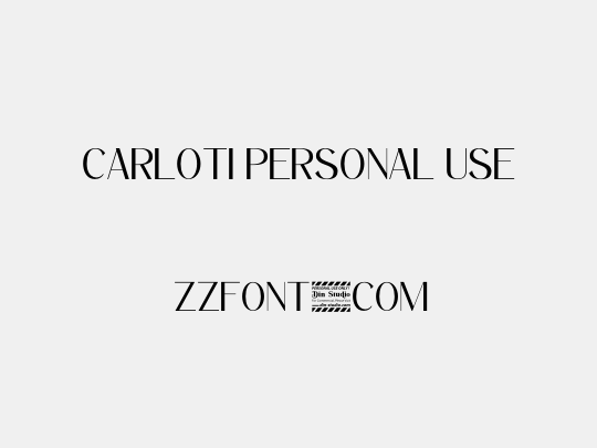 Carloti personal use