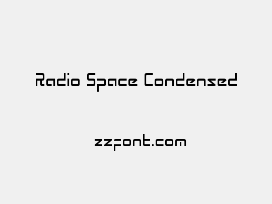 Radio Space Condensed