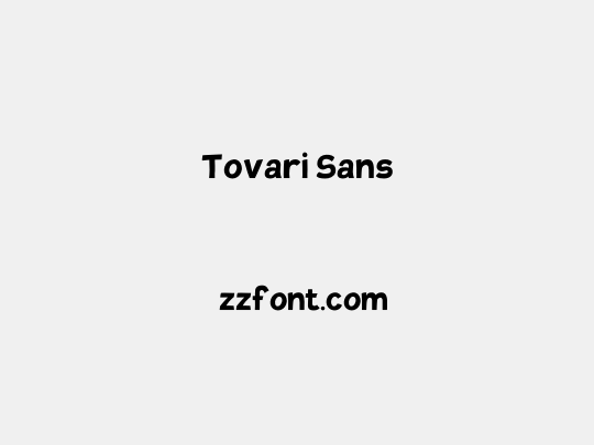 Tovari Sans