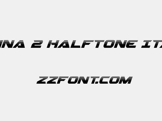 Gemina 2 Halftone Italic
