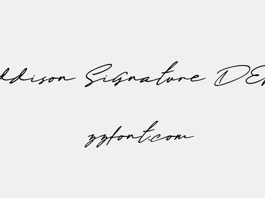 Maddison Signature DEMO