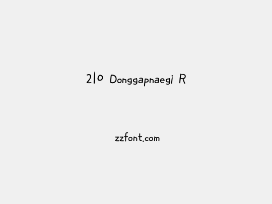 210 Donggapnaegi R