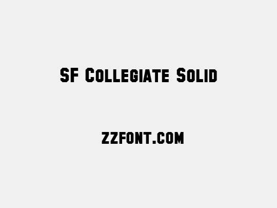 SF Collegiate Solid
