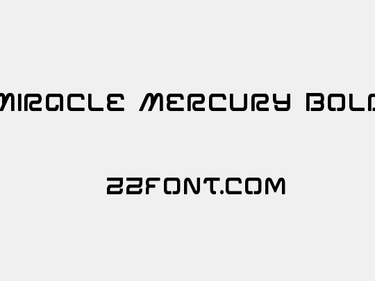 Miracle Mercury Bold