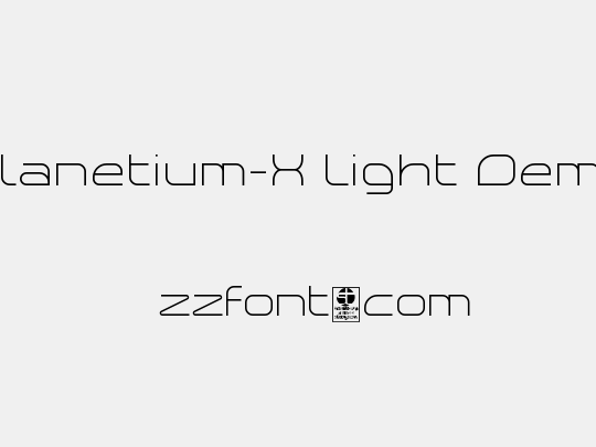 Planetium-X Light Demo