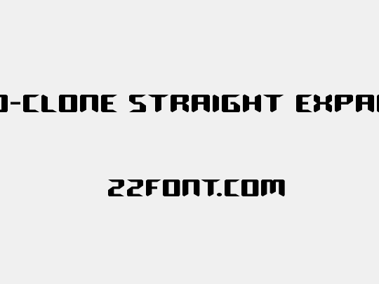 Robo-Clone Straight Expanded