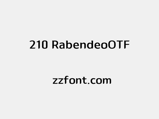 210 RabendeoOTF
