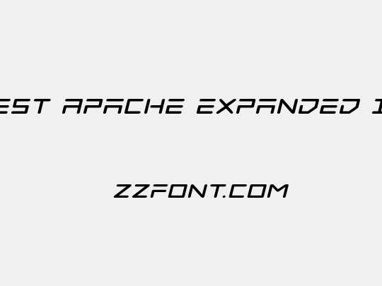 Tempest Apache Expanded Italic